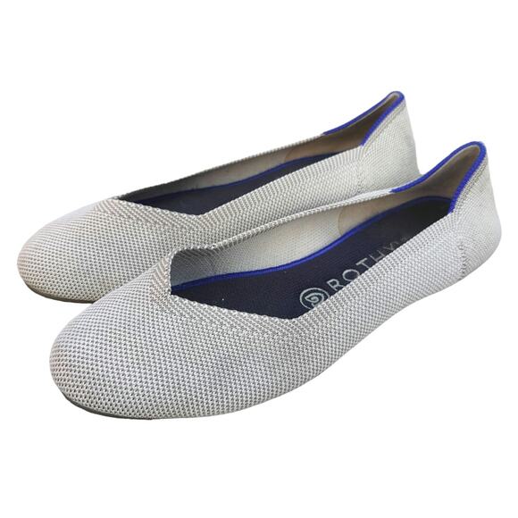 Grey Rothys slip on Flats sz 8 - Picture 3 of 7